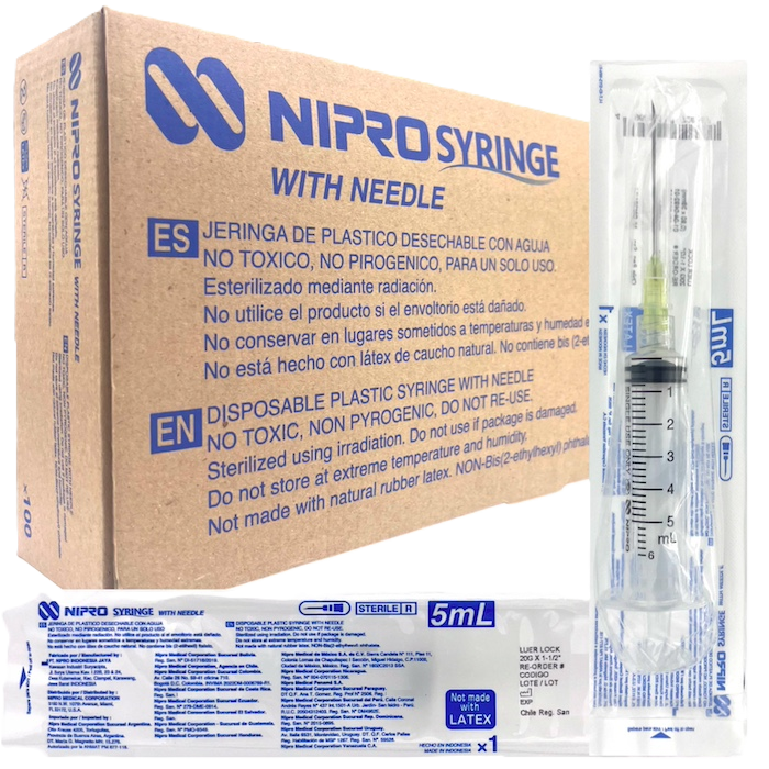 JERINGA DE 5 ML X 100 UND